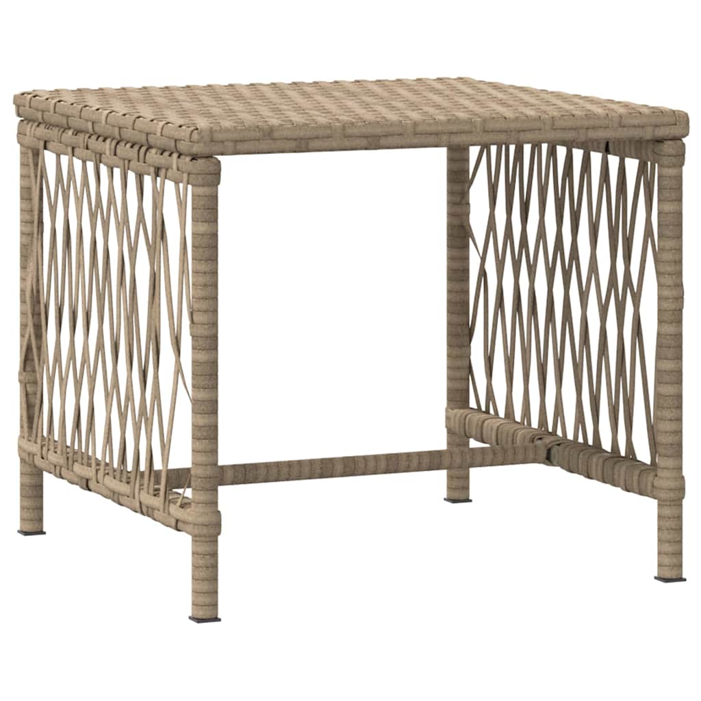 Ligstoel met kussen 3 pcs Beige en Licht Grijs poly rattan is nu te koop bij PeponiXL, paradijselijk wonen!