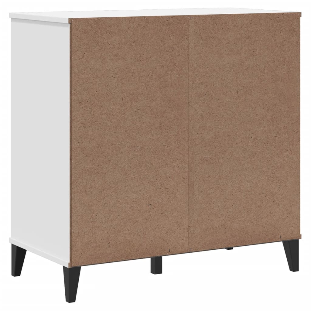 Ladekastje VIKEN bewerkt hout wit is nu te koop bij PeponiXL, paradijselijk wonen!