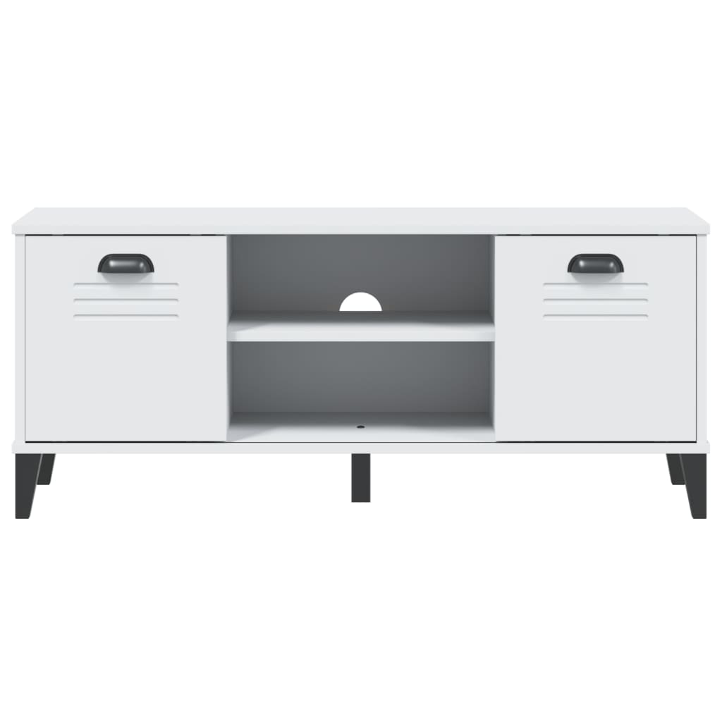 Schoenenbank VIKEN 106x35x45 cm bewerkt hout wit is nu te koop bij PeponiXL, paradijselijk wonen!