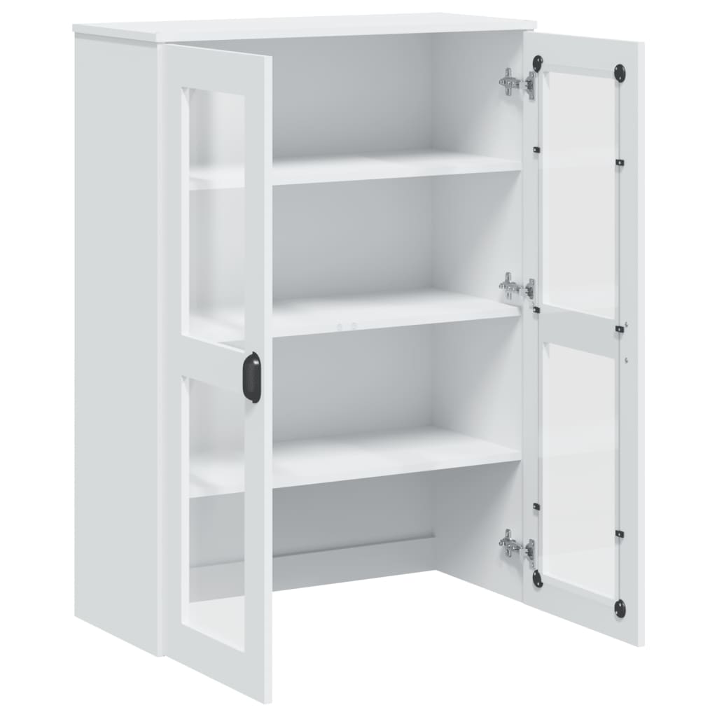 Opzetkast VIKEN bewerkt hout wit is nu te koop bij PeponiXL, paradijselijk wonen!