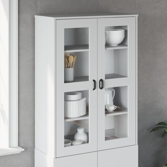 Opzetkast VIKEN bewerkt hout wit is nu te koop bij PeponiXL, paradijselijk wonen!