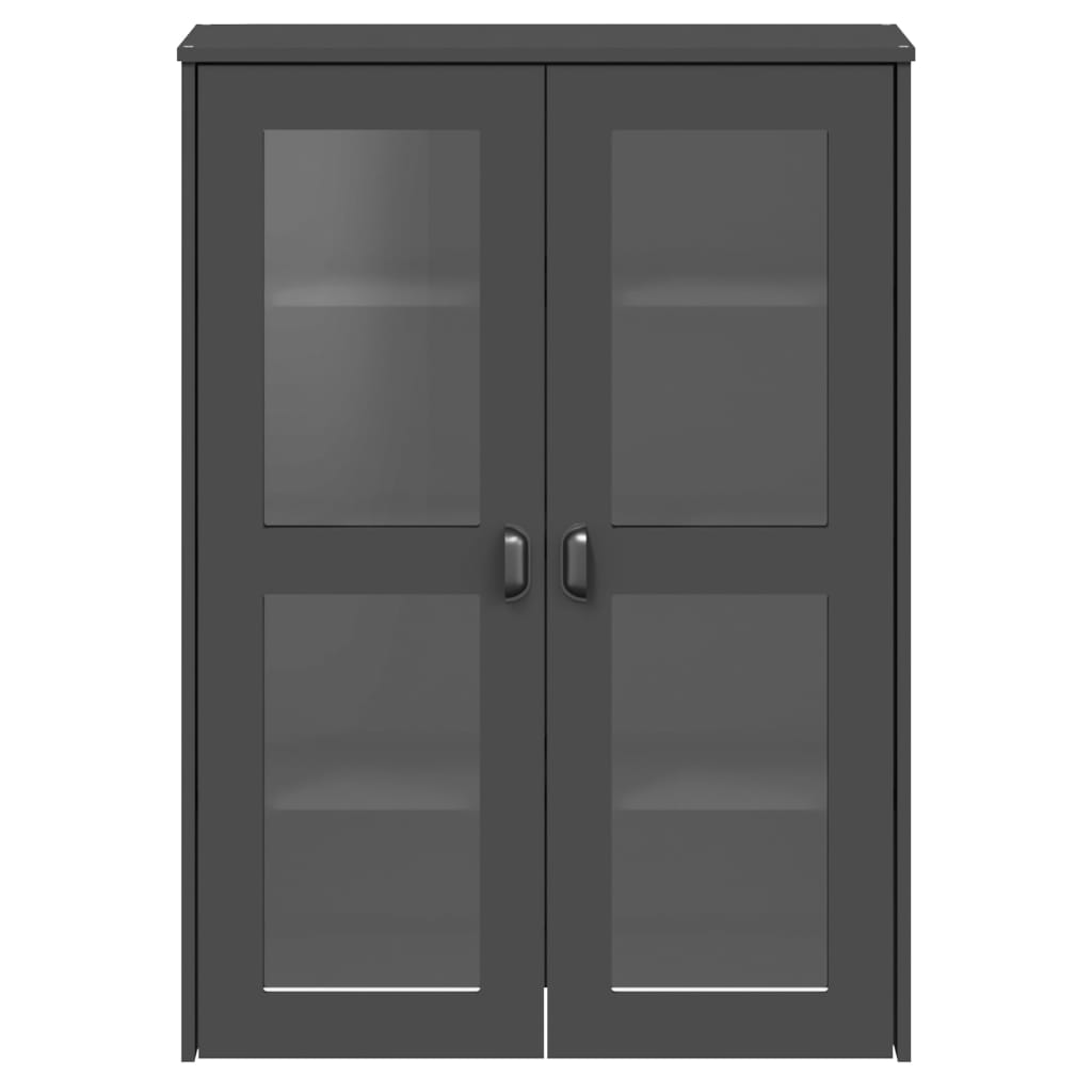 Opzetkast VIKEN bewerkt hout antracietgrijs is nu te koop bij PeponiXL, paradijselijk wonen!