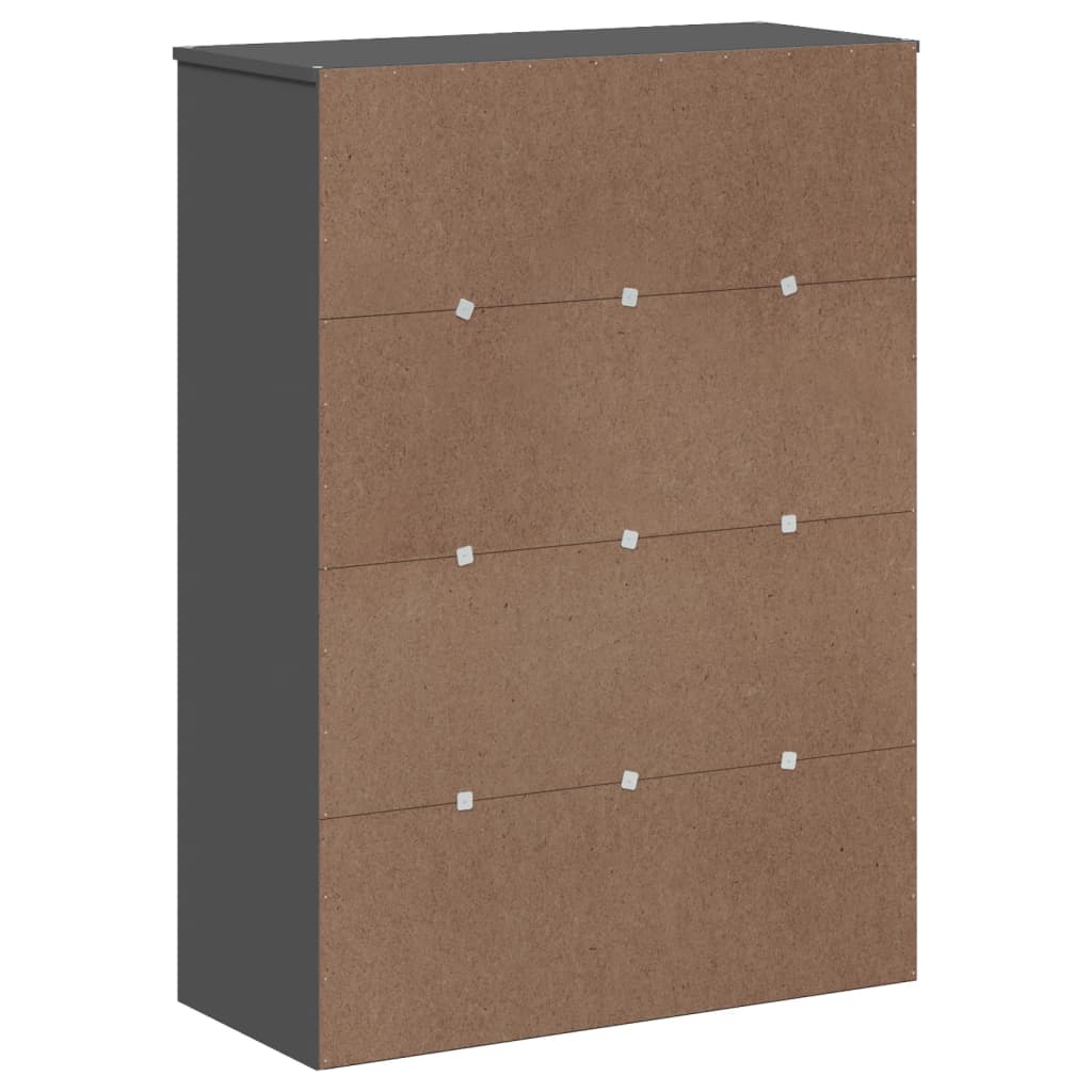 Opzetkast VIKEN bewerkt hout antracietgrijs is nu te koop bij PeponiXL, paradijselijk wonen!