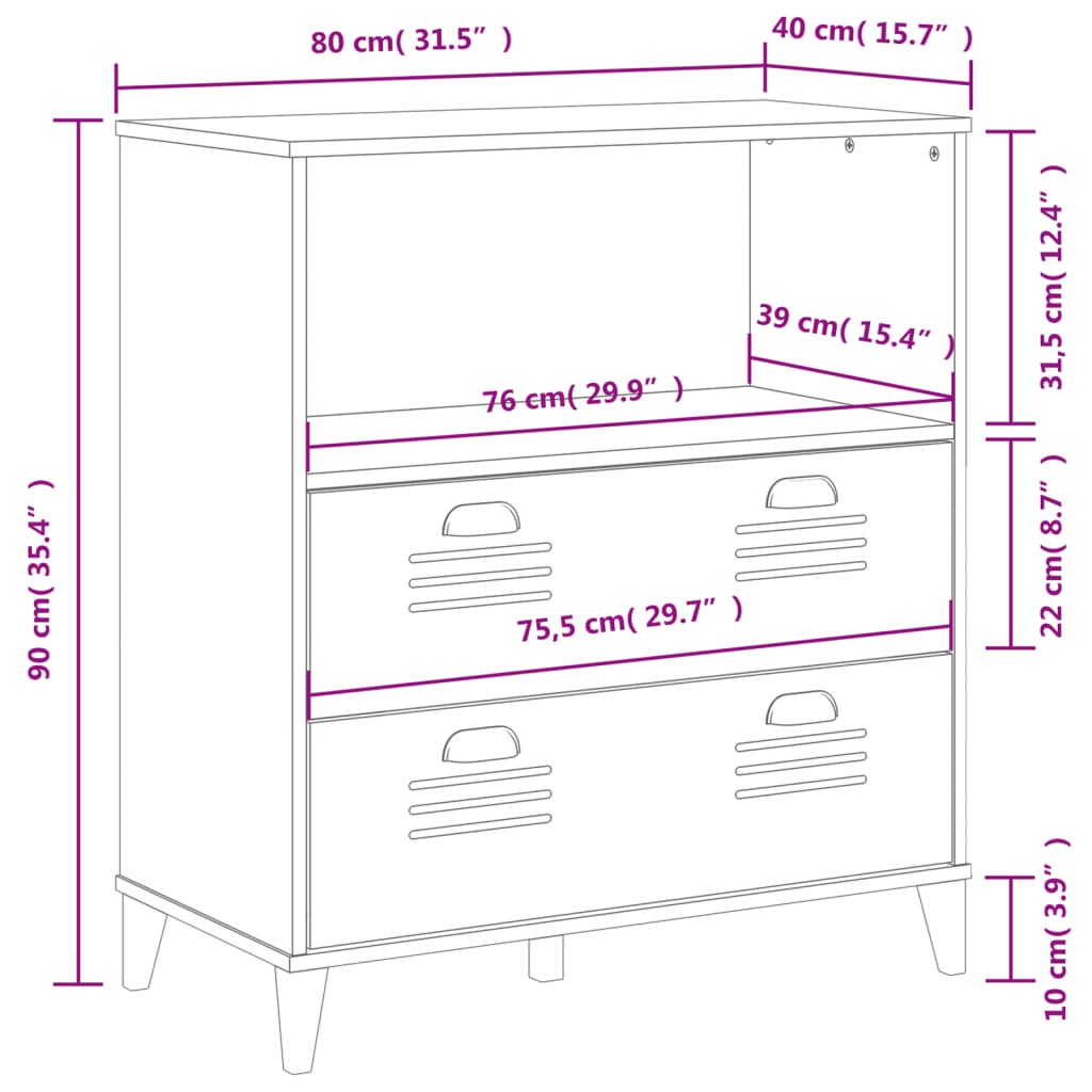 Boekenkast VIKEN 80x40x90 cm bewerkt hout zwart is nu te koop bij PeponiXL, paradijselijk wonen!