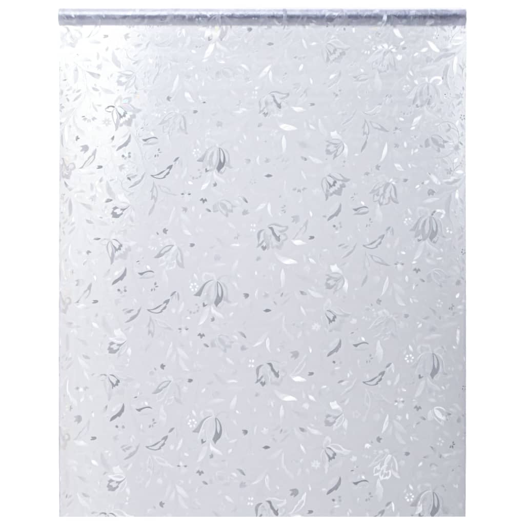 Raamfolie bloemenpatroon mat 45x500 cm PVC is nu te koop bij PeponiXL, paradijselijk wonen!