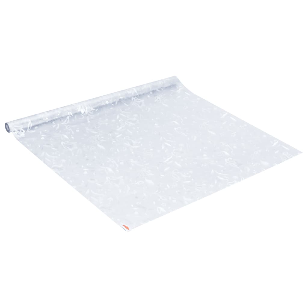 Raamfolie bloemenpatroon mat 60x500 cm PVC is nu te koop bij PeponiXL, paradijselijk wonen!