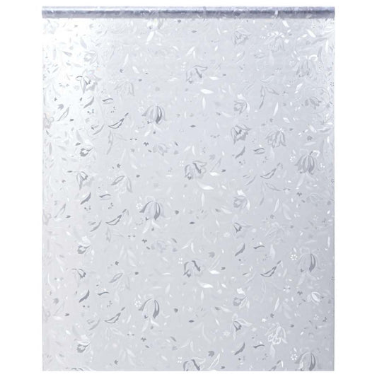 Raamfolie bloemenpatroon mat 90x500 cm PVC is nu te koop bij PeponiXL, paradijselijk wonen!