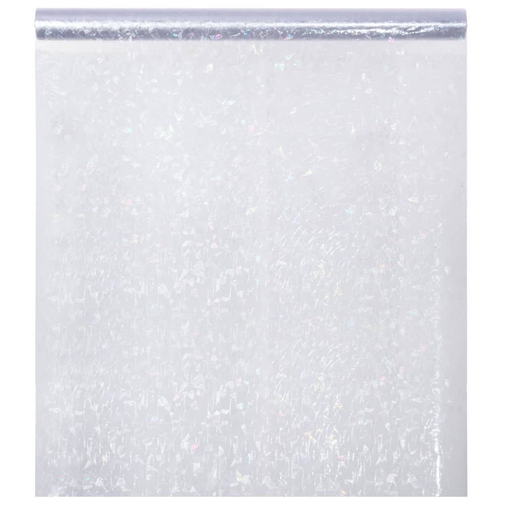 Raamfolie 3D regenboogpatroon mat 45x2000 cm PVC is nu te koop bij PeponiXL, paradijselijk wonen!