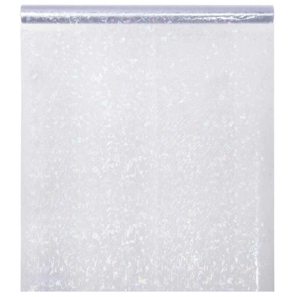Raamfolie 3D regenboogpatroon mat 60x1000 cm PVC is nu te koop bij PeponiXL, paradijselijk wonen!