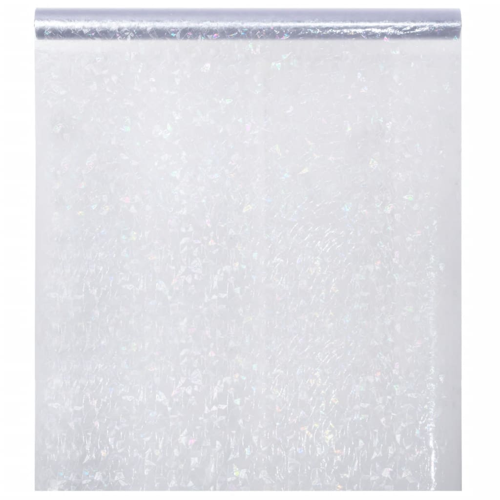 Raamfolie 3D regenboogpatroon mat 60x2000 cm PVC is nu te koop bij PeponiXL, paradijselijk wonen!