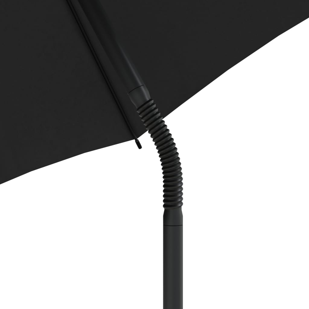 Tuinbank 2-zits met parasol en voetenbanken poly rattan beige is nu te koop bij PeponiXL, paradijselijk wonen!