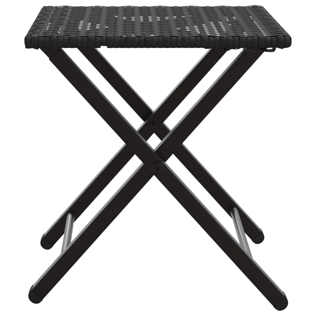5-delige Tuinset inklapbaar poly rattan zwart is nu te koop bij PeponiXL, paradijselijk wonen!