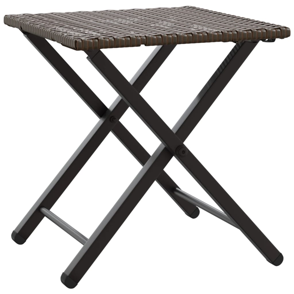 5-delige Tuinset inklapbaar poly rattan bruin is nu te koop bij PeponiXL, paradijselijk wonen!