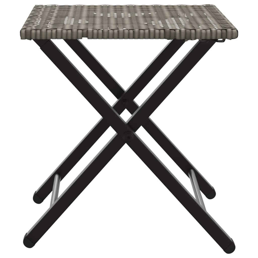 5-delige Tuinset inklapbaar poly rattan grijs is nu te koop bij PeponiXL, paradijselijk wonen!