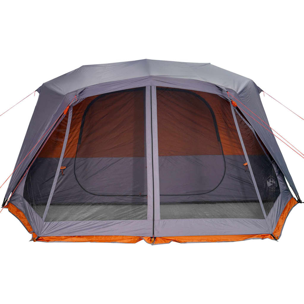 Tent 10-persoons waterdicht snelontgrendeling grijs en oranje is nu te koop bij PeponiXL, paradijselijk wonen!