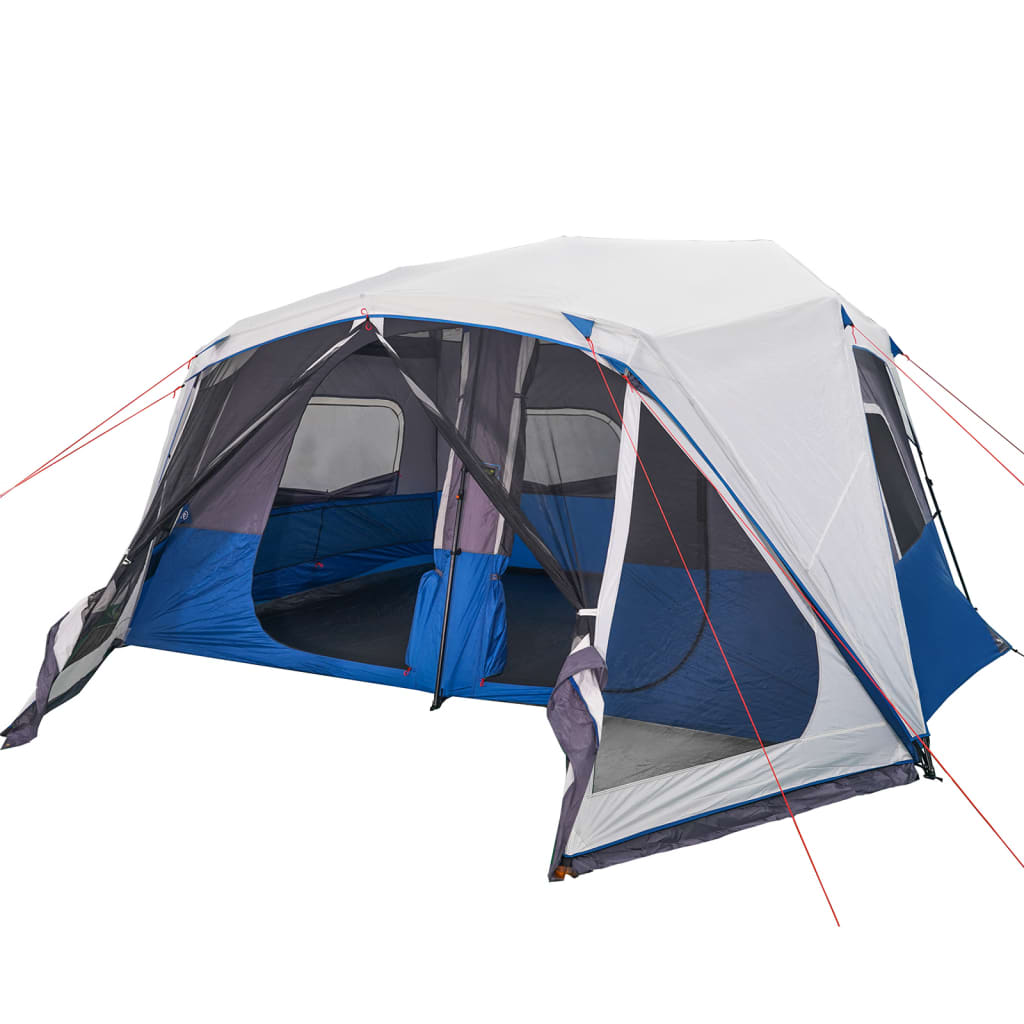 Tent met LED 10-persoons snelontgrendeling lichtblauw is nu te koop bij PeponiXL, paradijselijk wonen!