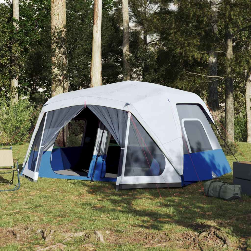Tent met LED 10-persoons snelontgrendeling lichtblauw is nu te koop bij PeponiXL, paradijselijk wonen!