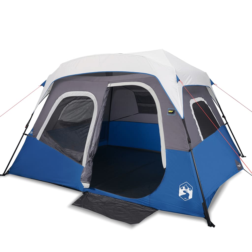 Tent met LED 6-persoons snelontgrendeling lichtblauw is nu te koop bij PeponiXL, paradijselijk wonen!