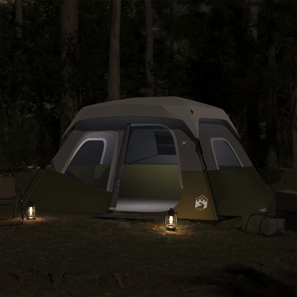 Tent met LED 6-persoons snelontgrendeling lichtblauw is nu te koop bij PeponiXL, paradijselijk wonen!
