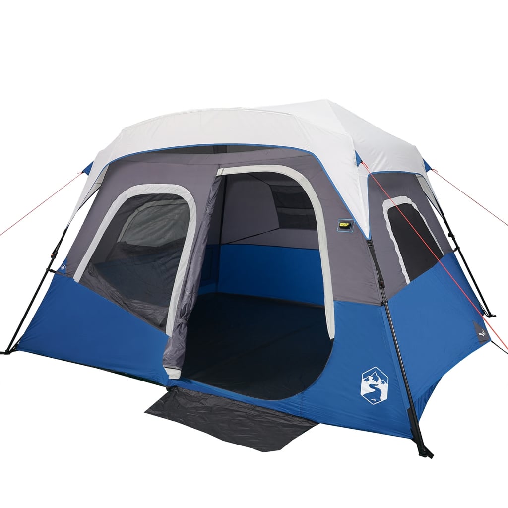 Tent met LED 6-persoons snelontgrendeling lichtblauw is nu te koop bij PeponiXL, paradijselijk wonen!