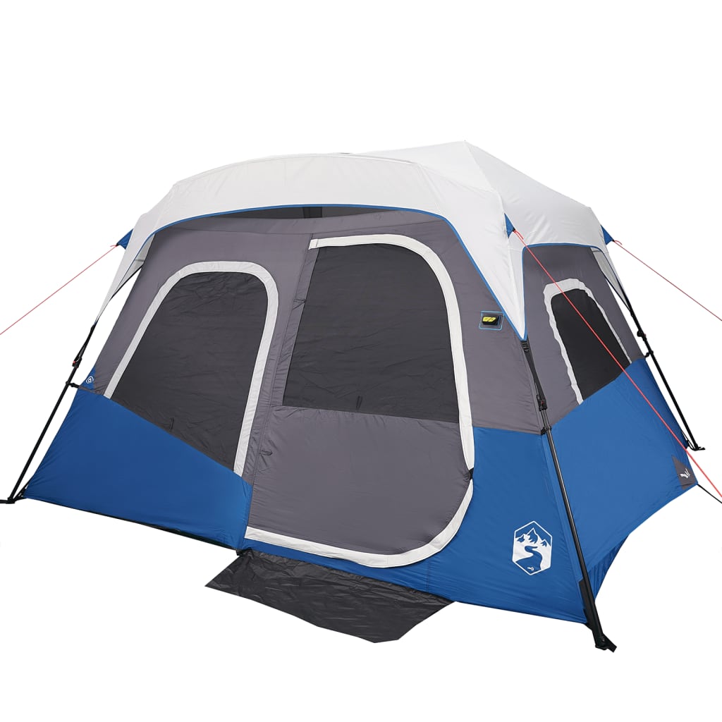 Tent met LED 6-persoons snelontgrendeling lichtblauw is nu te koop bij PeponiXL, paradijselijk wonen!