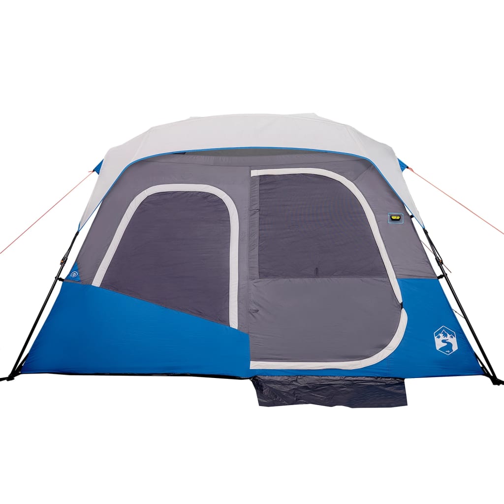 Tent met LED 6-persoons snelontgrendeling lichtblauw is nu te koop bij PeponiXL, paradijselijk wonen!