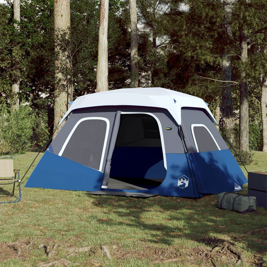 Tent met LED 6-persoons snelontgrendeling lichtblauw is nu te koop bij PeponiXL, paradijselijk wonen!
