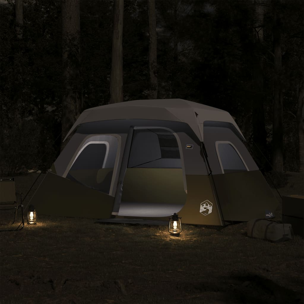 Tent met LED 6-persoons snelontgrendeling lichtgroen is nu te koop bij PeponiXL, paradijselijk wonen!