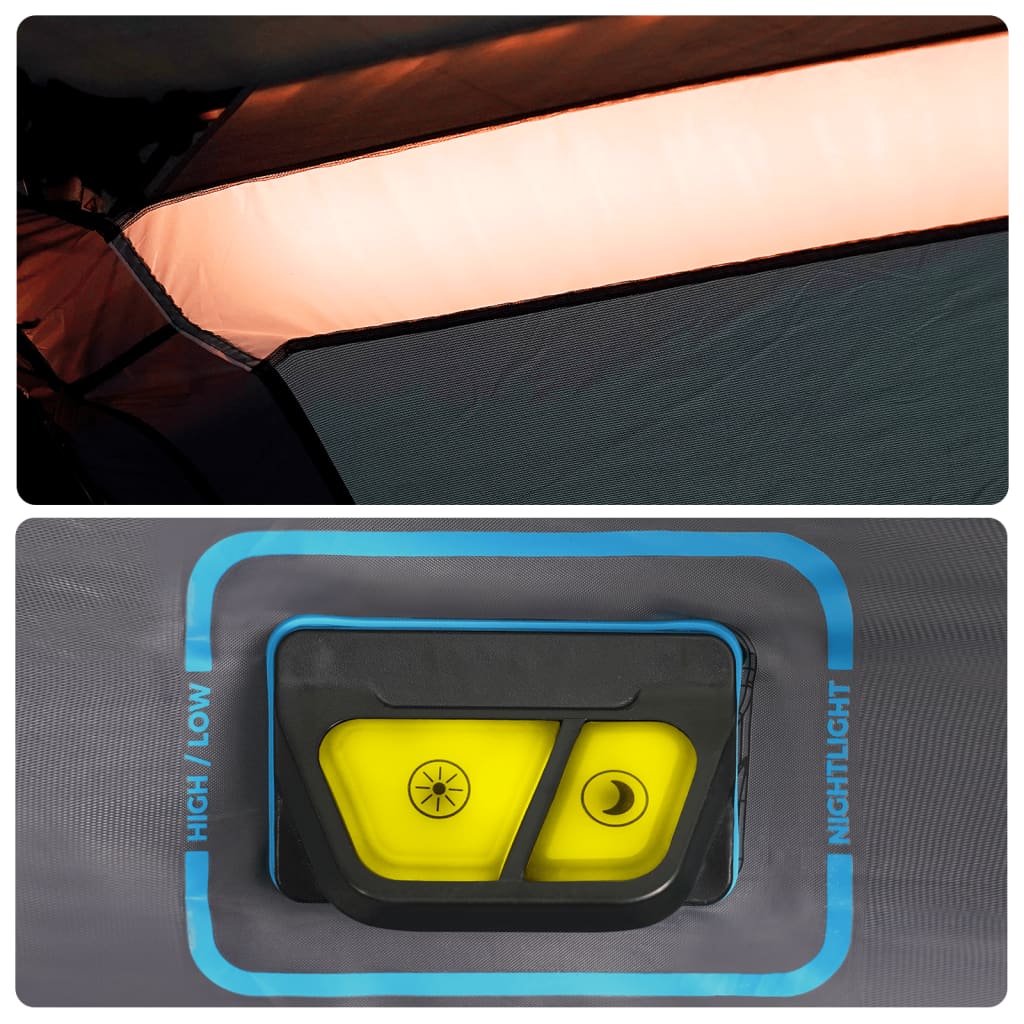 Tent met LED 6-persoons snelontgrendeling lichtgroen is nu te koop bij PeponiXL, paradijselijk wonen!