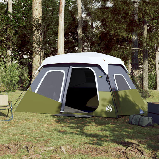 Tent met LED 6-persoons snelontgrendeling lichtgroen is nu te koop bij PeponiXL, paradijselijk wonen!
