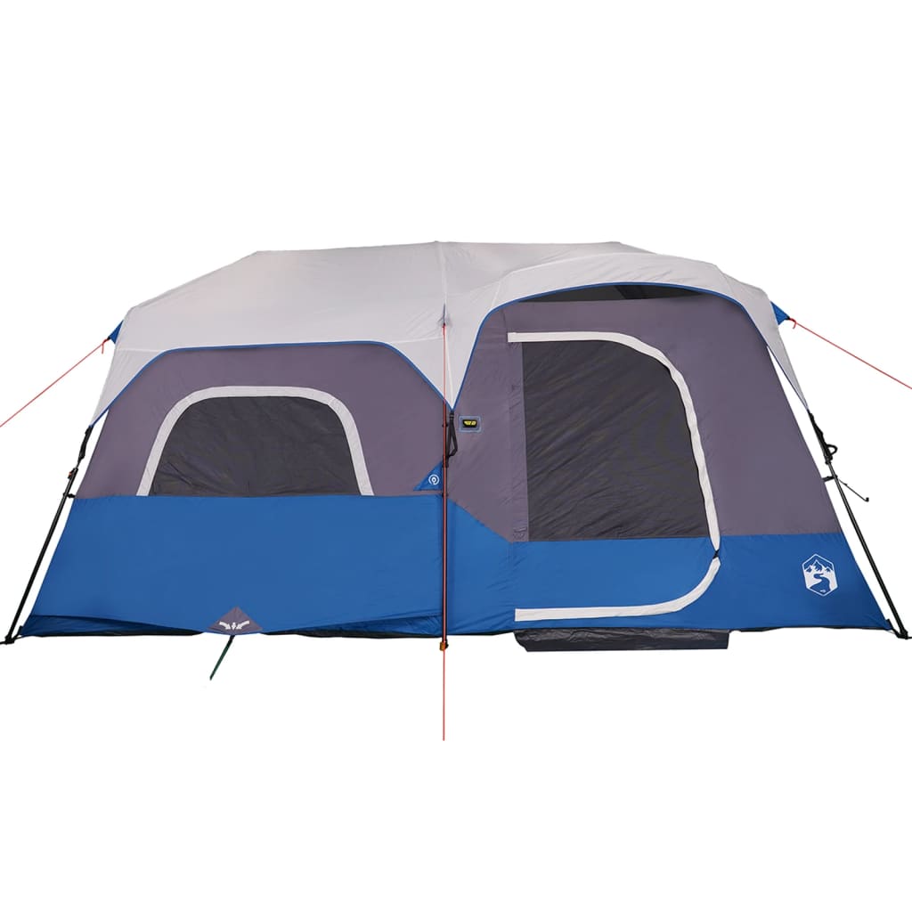 Tent 9-persoons waterdicht met LED lichtblauw is nu te koop bij PeponiXL, paradijselijk wonen!