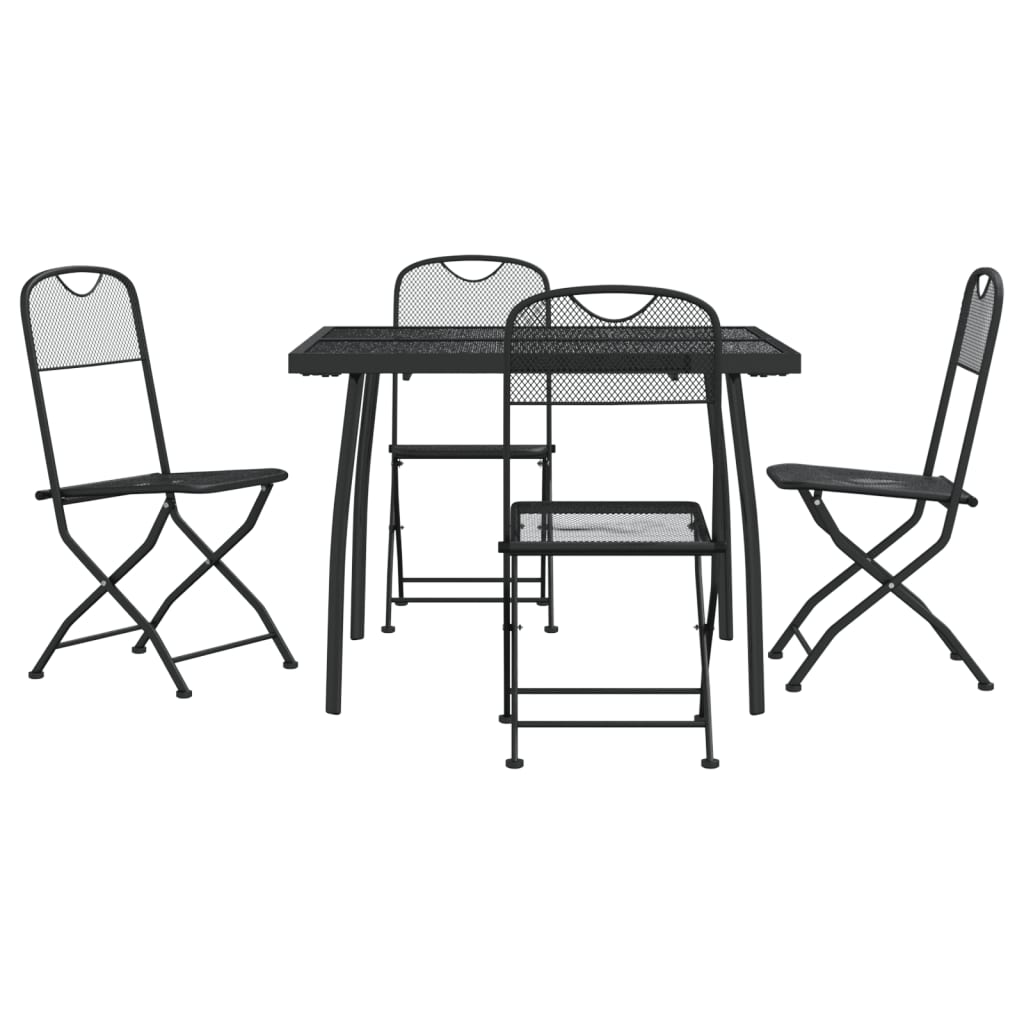 5-delige Tuinset metaalgaas antracietkleurig is nu te koop bij PeponiXL, paradijselijk wonen!