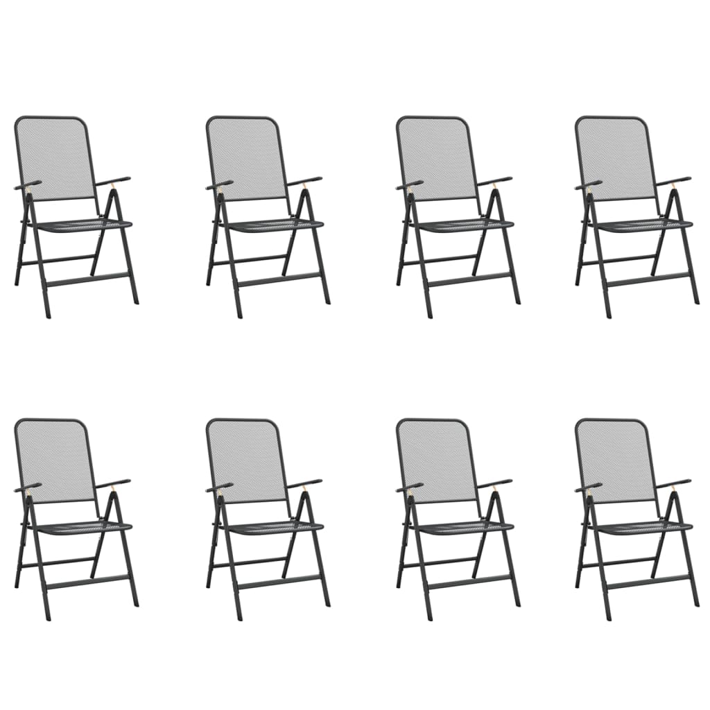 9-delige Tuinset metaalgaas antracietkleurig is nu te koop bij PeponiXL, paradijselijk wonen!