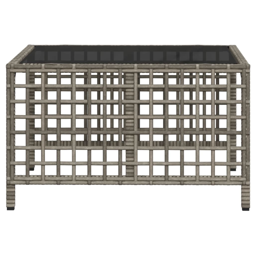 3-delige Loungeset met kussens poly rattan grijs is nu te koop bij PeponiXL, paradijselijk wonen!