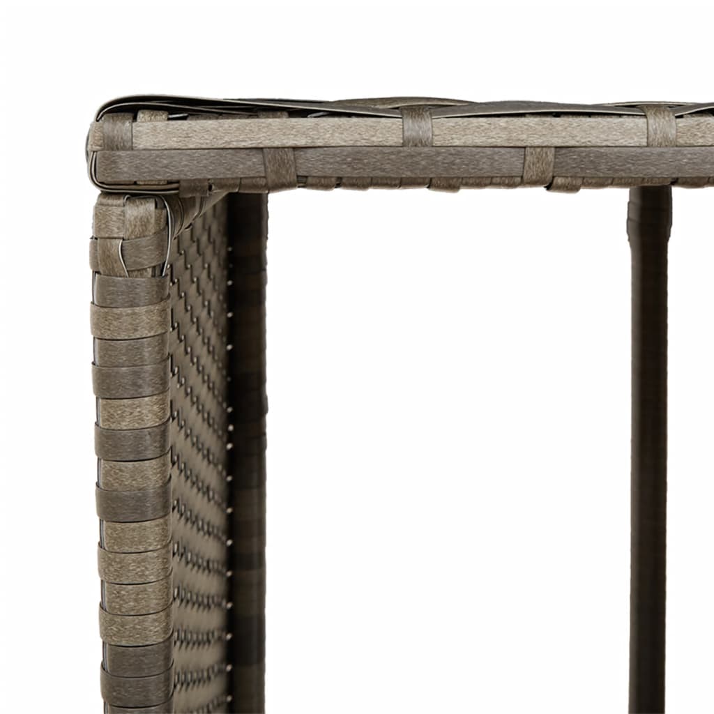 Opbergschappen voor hottub 2 st poly rattan grijs is nu te koop bij PeponiXL, paradijselijk wonen!