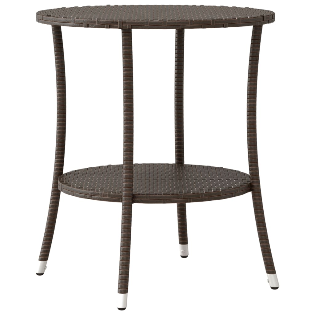 3-delige Bistroset met kussens poly rattan bruin is nu te koop bij PeponiXL, paradijselijk wonen!