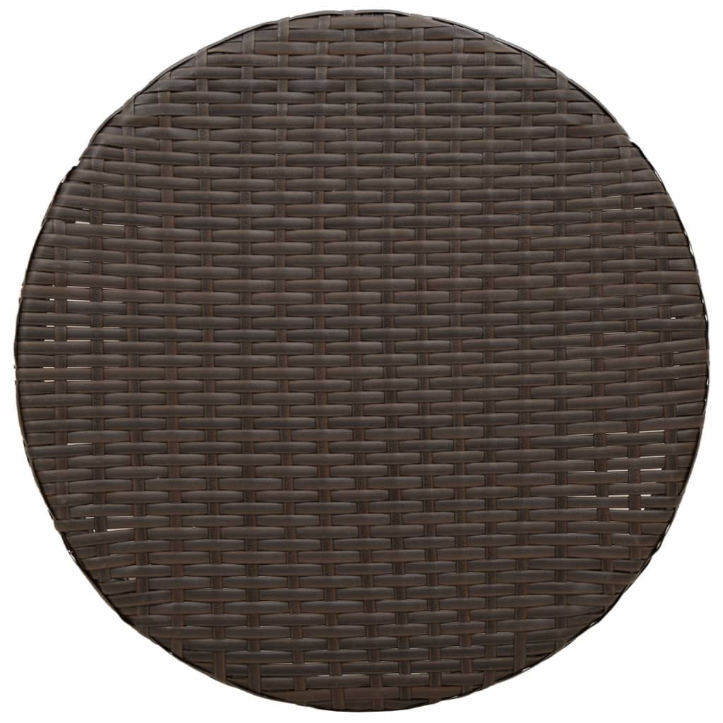 3-delige Bistroset met kussens poly rattan bruin is nu te koop bij PeponiXL, paradijselijk wonen!