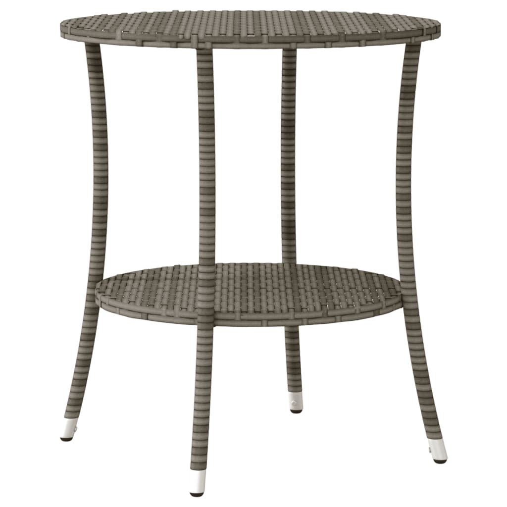 3-delige Bistroset met kussens poly rattan grijs is nu te koop bij PeponiXL, paradijselijk wonen!
