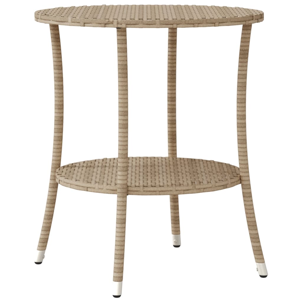 3-delige Bistroset met kussens poly rattan beige is nu te koop bij PeponiXL, paradijselijk wonen!