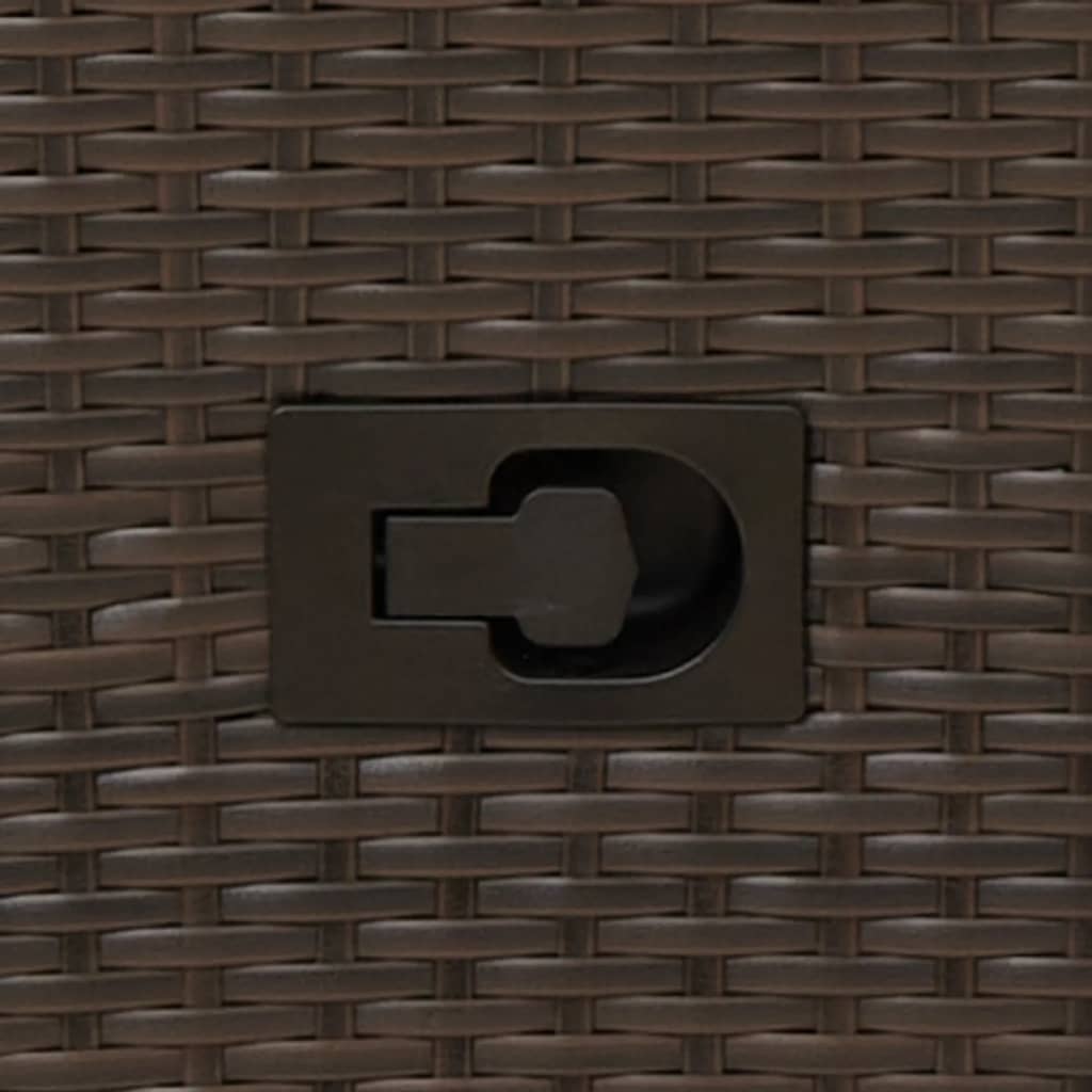 3-delige Bistroset met kussens poly rattan bruin is nu te koop bij PeponiXL, paradijselijk wonen!