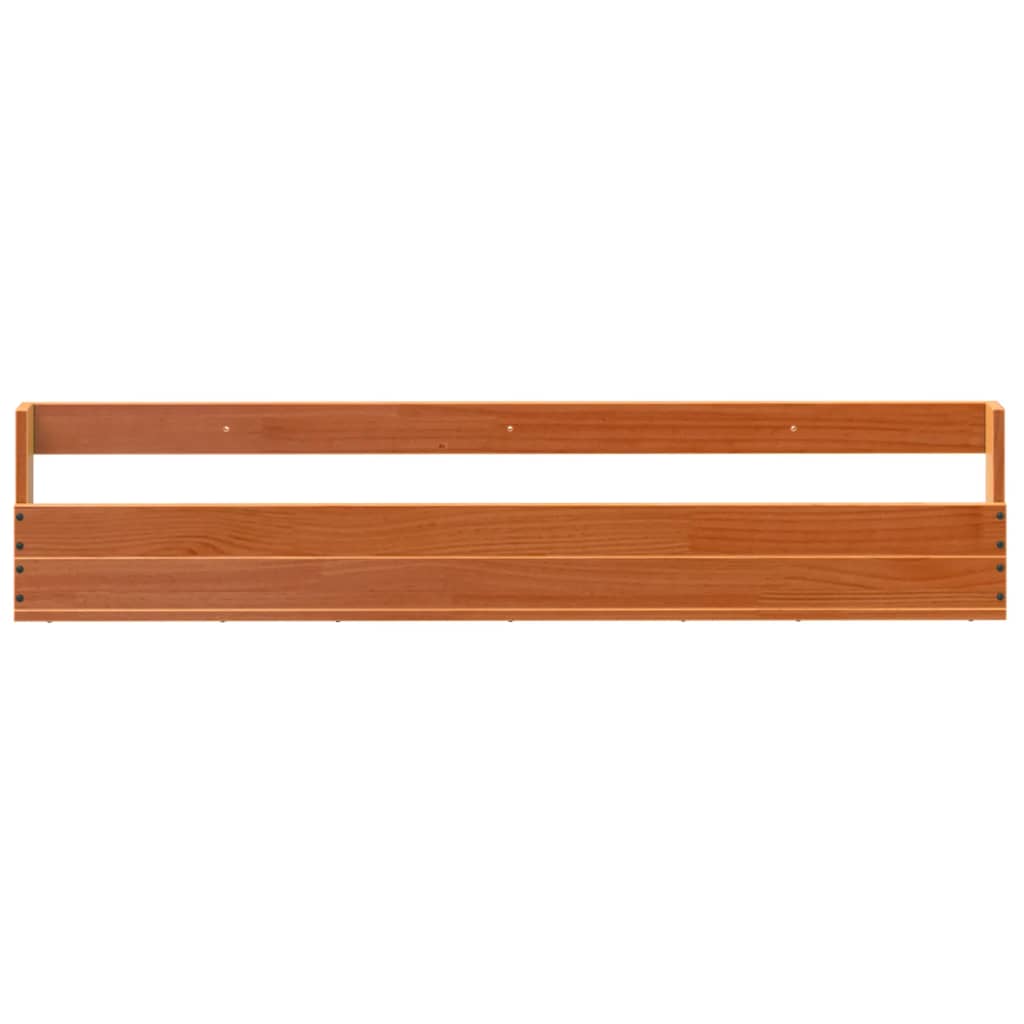 Schoenenrekken 2 st 110x8,5x23,5 cm massief grenenhout wasbruin is nu te koop bij PeponiXL, paradijselijk wonen!