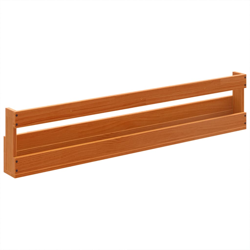 Schoenenrekken 2 st 110x8,5x23,5 cm massief grenenhout wasbruin is nu te koop bij PeponiXL, paradijselijk wonen!