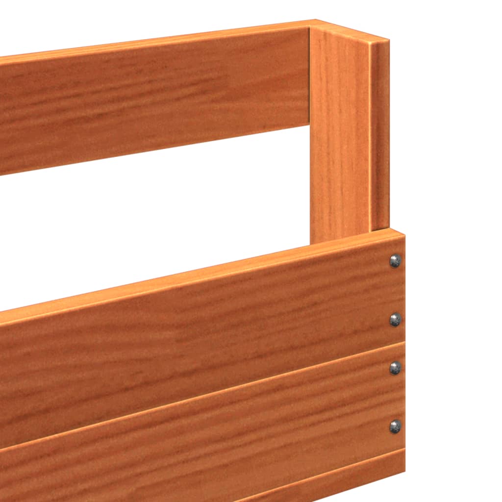 Schoenenrekken 2 st 110x8,5x23,5 cm massief grenenhout wasbruin is nu te koop bij PeponiXL, paradijselijk wonen!