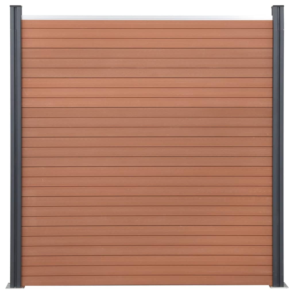 Schuttingpaneelset 353x186 cm HKC bruin is nu te koop bij PeponiXL, paradijselijk wonen!