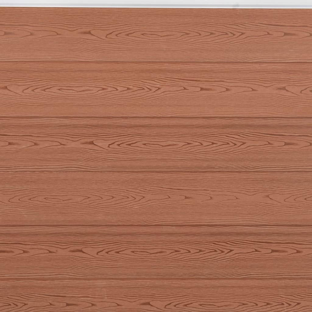 Schuttingpaneelset 353x186 cm HKC bruin is nu te koop bij PeponiXL, paradijselijk wonen!