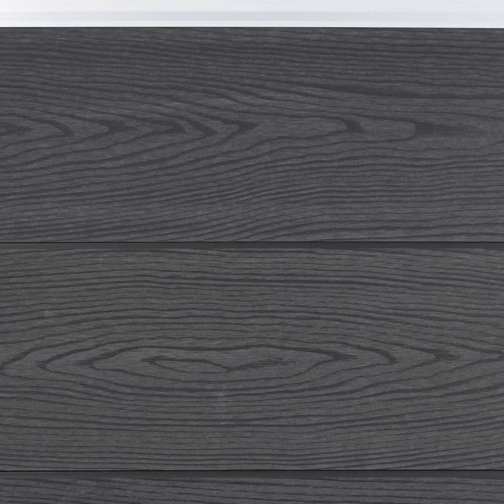 Schuttingpaneelset 353x186 cm HKC grijs is nu te koop bij PeponiXL, paradijselijk wonen!