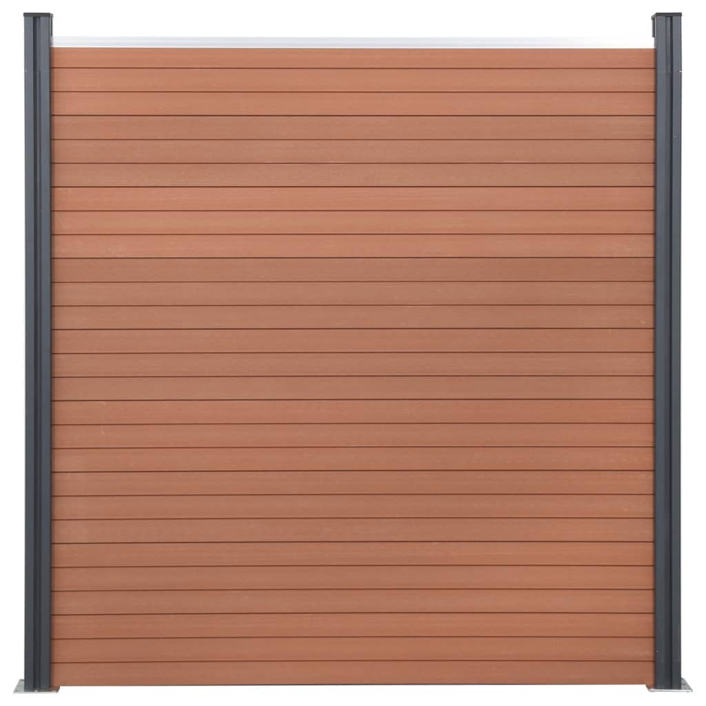 Schuttingpaneelset 699x186 cm HKC bruin is nu te koop bij PeponiXL, paradijselijk wonen!