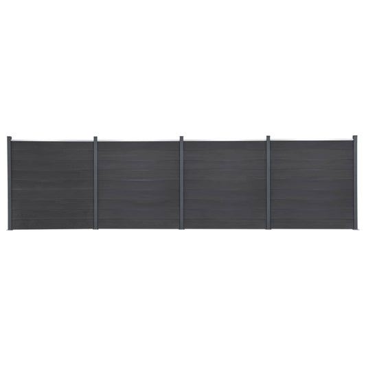 Schuttingpaneelset 699x186 cm HKC grijs is nu te koop bij PeponiXL, paradijselijk wonen!