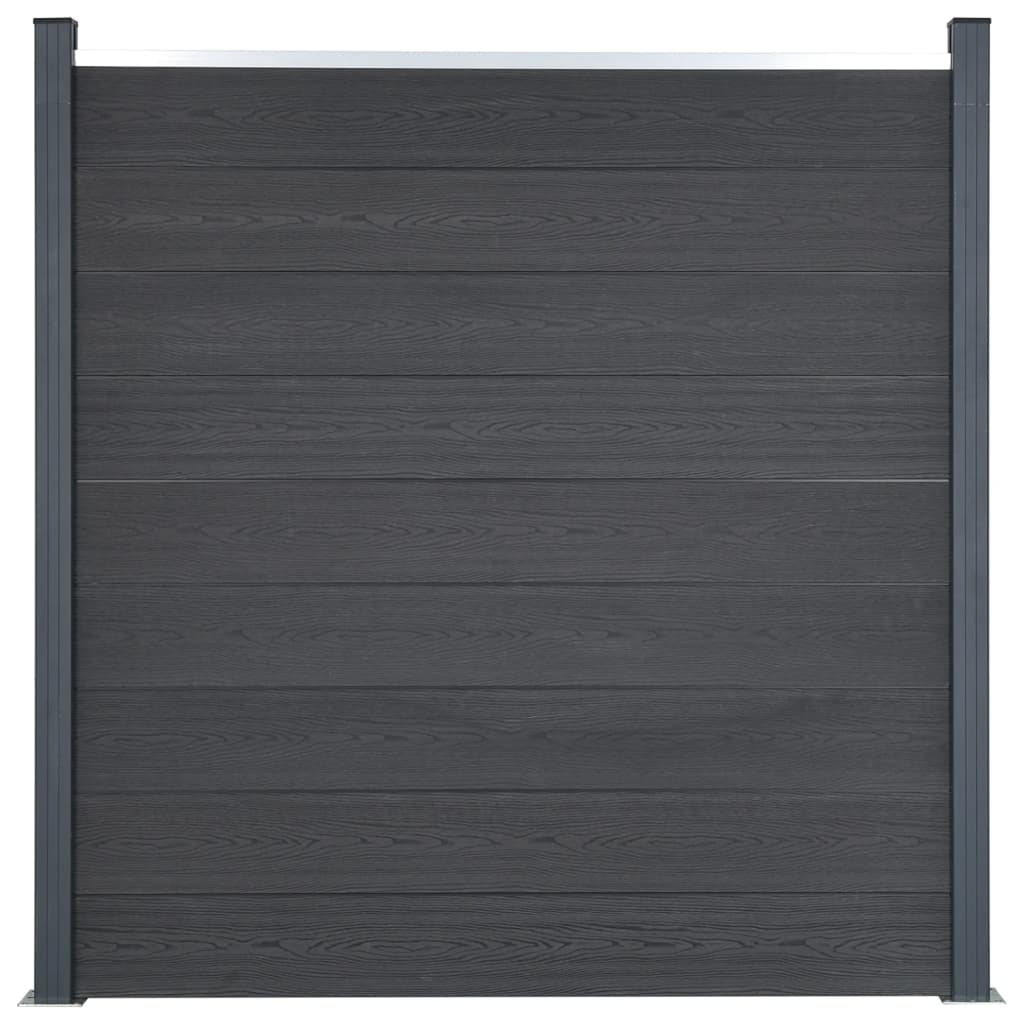 Schuttingpaneelset 699x186 cm HKC grijs is nu te koop bij PeponiXL, paradijselijk wonen!
