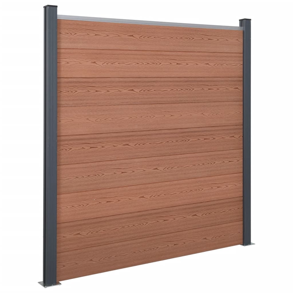 Schuttingpaneelset 872x186 cm HKC bruin is nu te koop bij PeponiXL, paradijselijk wonen!